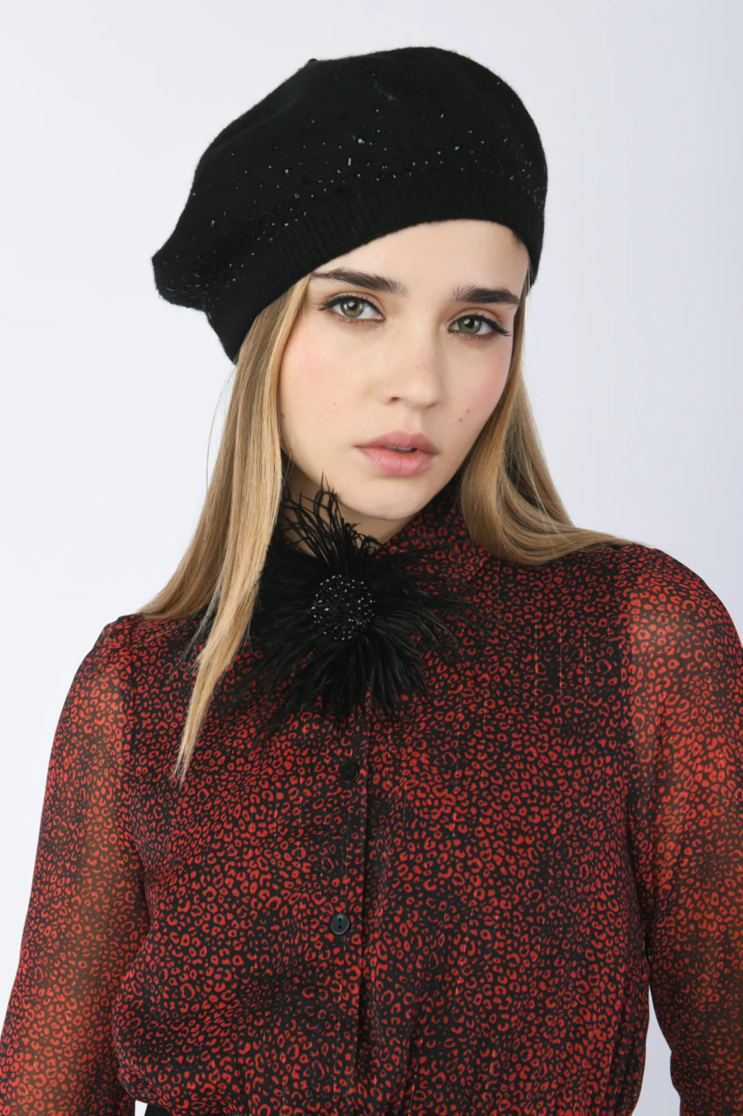 Abito chemisier a stampa leopardata