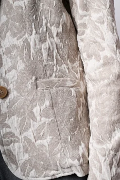 Blazer in jacquard floreale