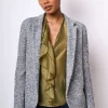Blazer in maglia bouclé