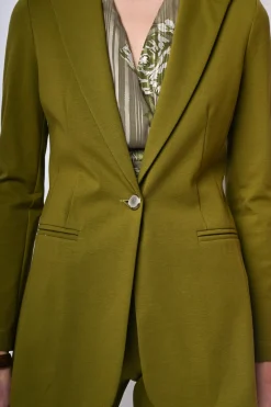 Blazer lungo monopetto