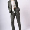Blazer monopetto in cotone
