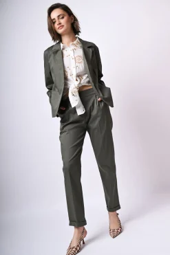 Blazer monopetto in cotone