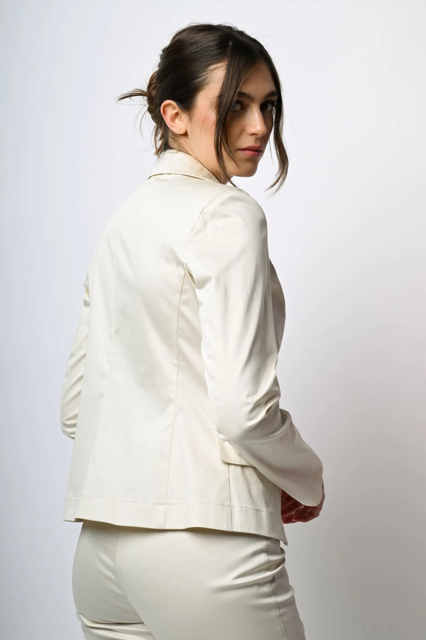 Blazer monopetto in cotone