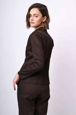 Blazer monopetto in cotone