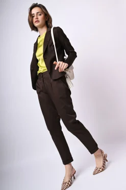 Blazer monopetto in cotone