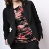 Blazer monopetto in tessuto tecnico