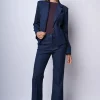 Blazer monopetto misto cotone