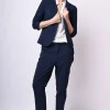 Blazer monopetto misto viscosa