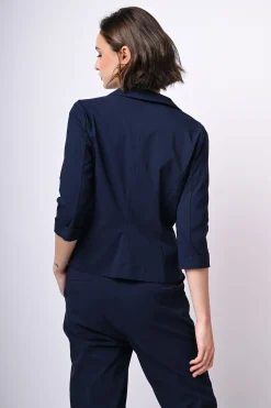 Blazer monopetto misto viscosa