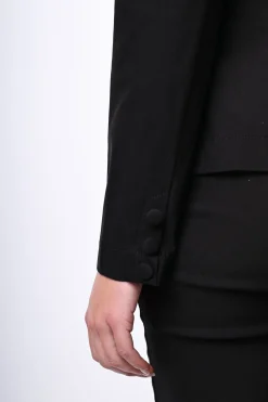 Blazer monopetto misto viscosa