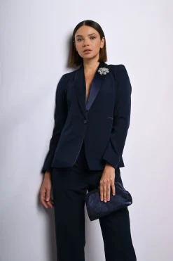 Blazer stile smoking