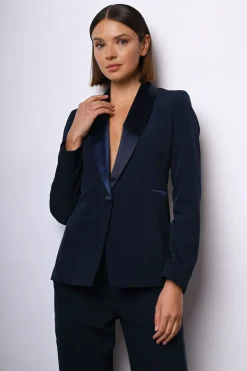 Blazer stile smoking