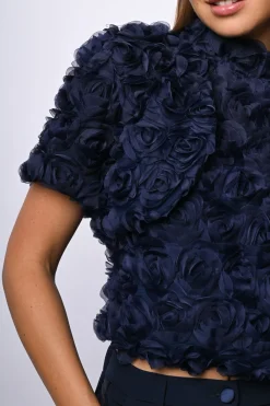 Bolero con rose 3D