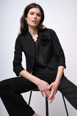 Bolero con spilla a rosa 3D