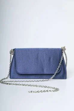 Borsa a mano con manico in strass