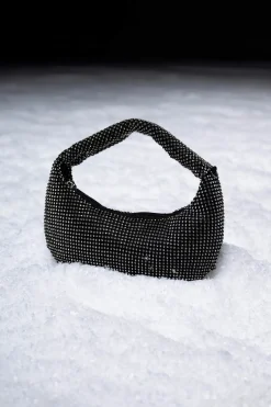 Borsa con decorazione strass