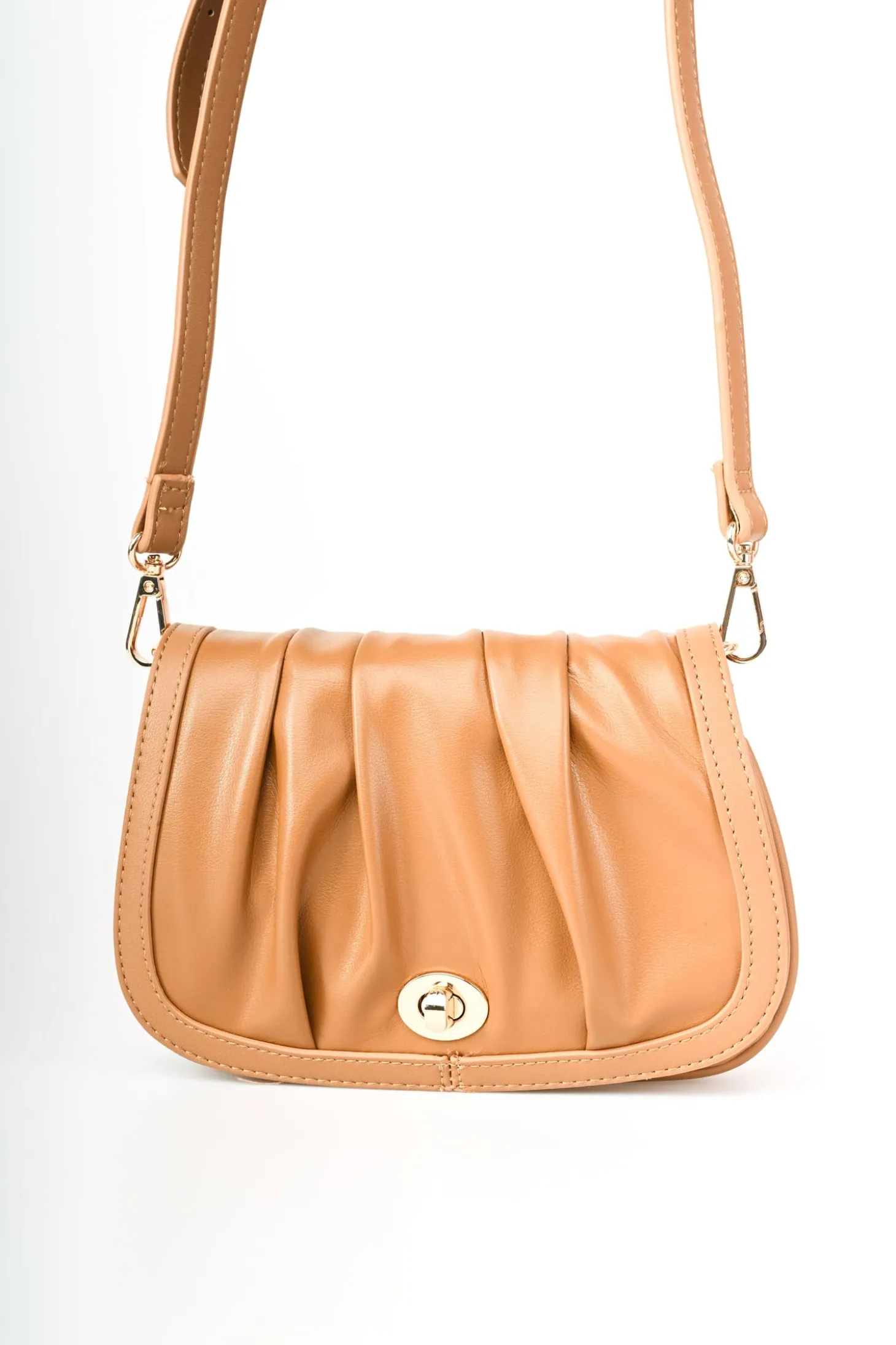 Borsa stile vintage con pieghe