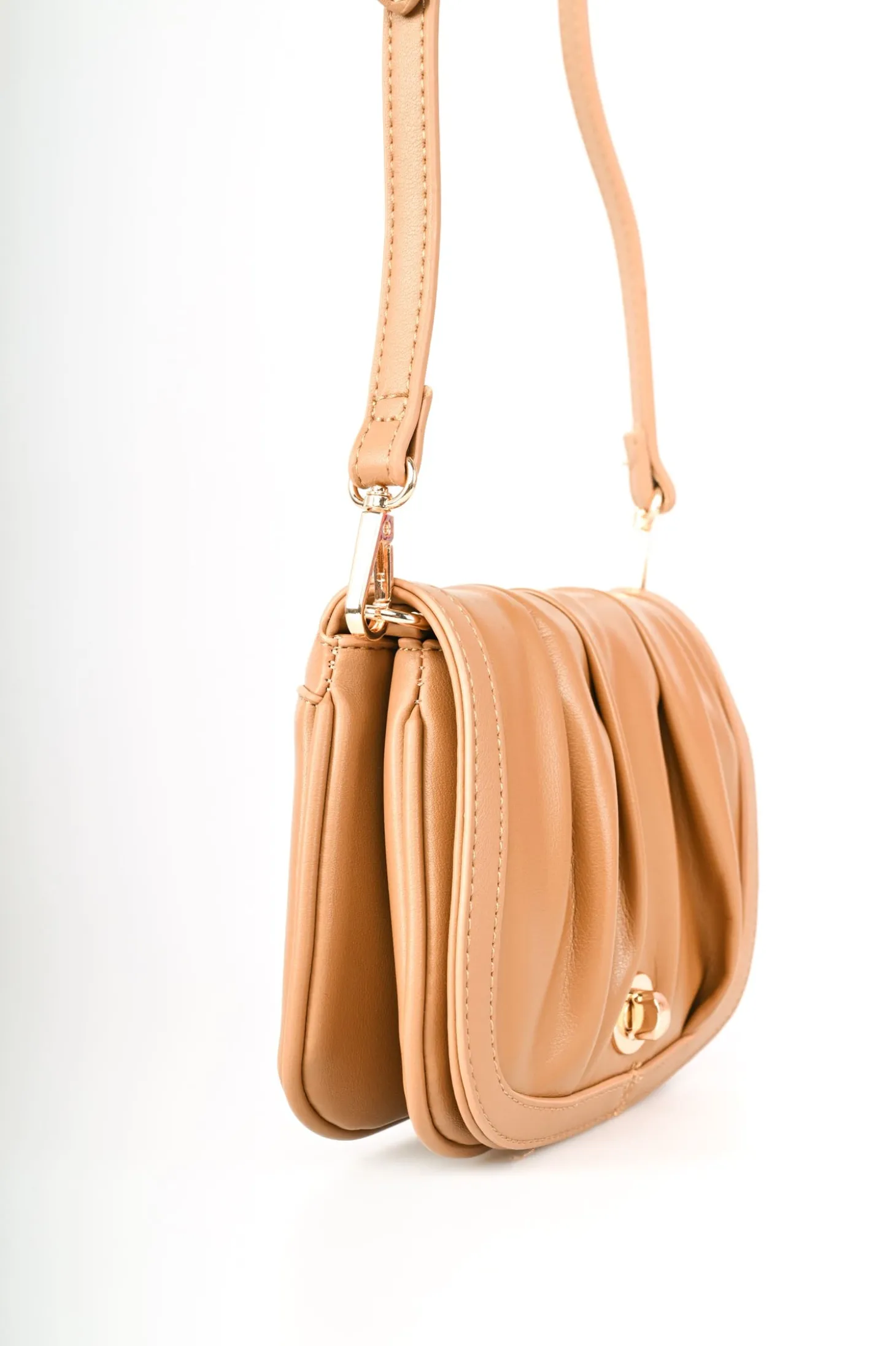 Borsa stile vintage con pieghe