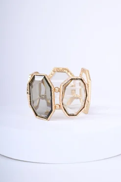 Bracciale rigido con pietre