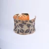 Bracciale rigido con strass animalier
