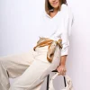 Camicia con scollo alla tunisina