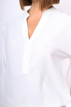 Camicia con scollo alla tunisina