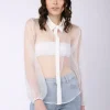Camicia in organza