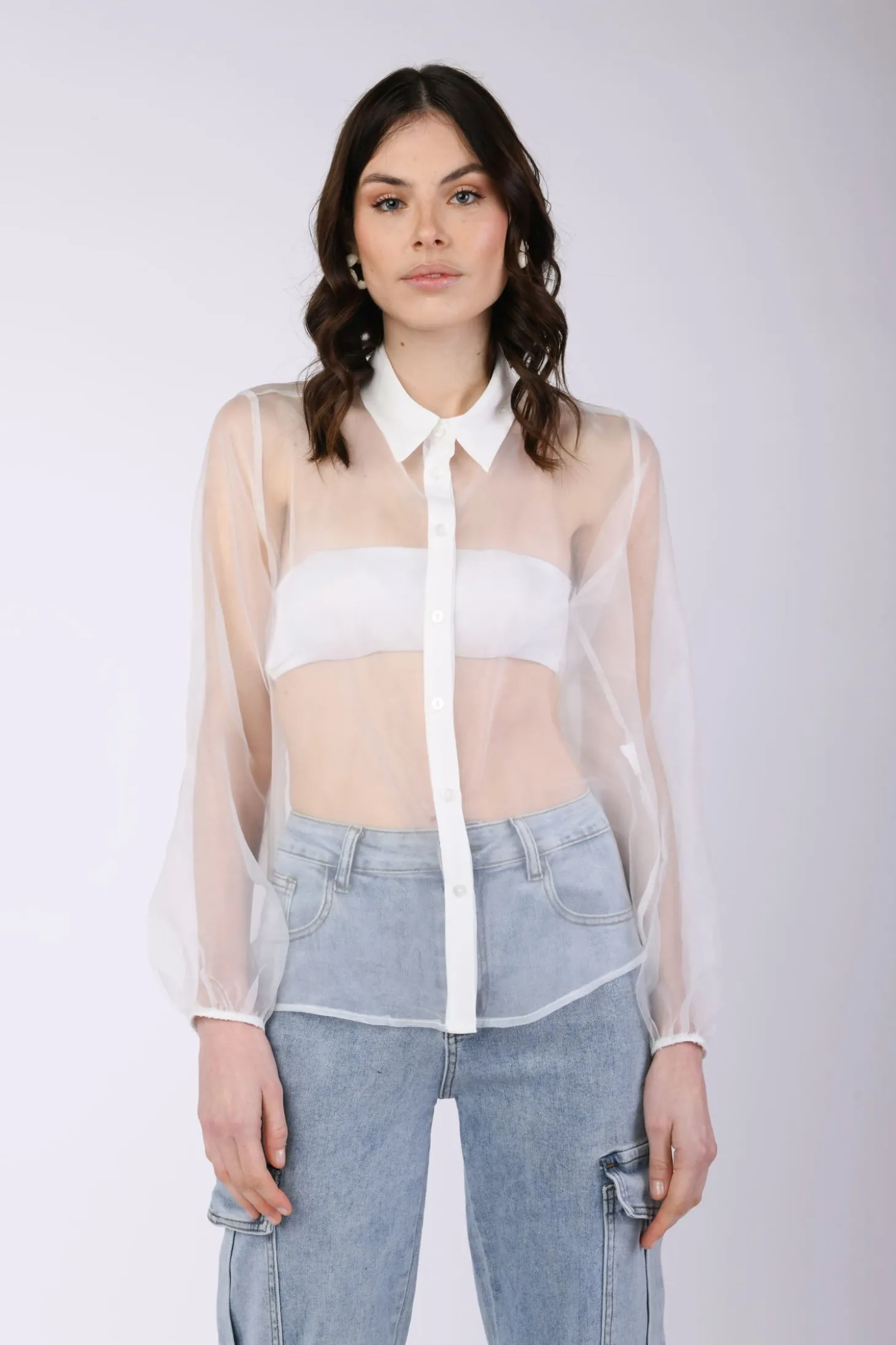 Camicia in organza