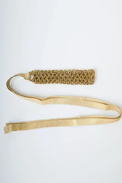 Cintura a fascia con perline
