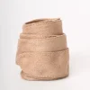Cintura a fascia in faux suede