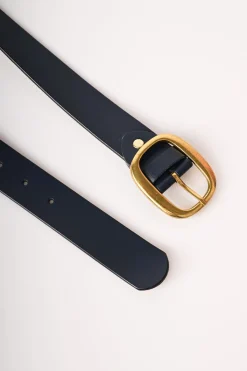 Cintura classica in pelle