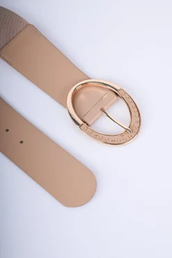 Cintura elastica con fibbia ovale