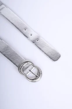 Cintura elastica con fibbia a doppio cerchio