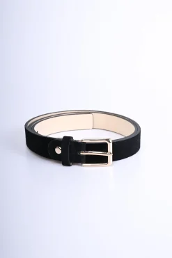 Cintura in pelle scamosciata