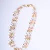 Collana a doppio filo con piastrine