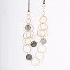 Collana con decorazione a cerchi