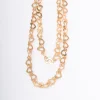 Collana lunga a doppio filo con cuori