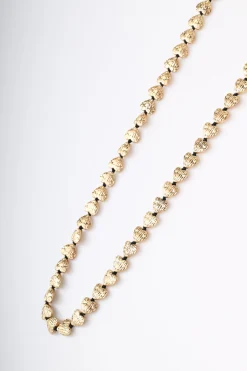 Collana lunga con cuori