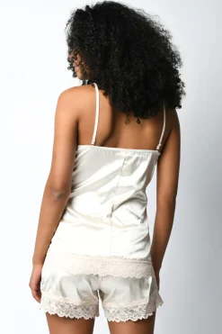 Completo lingerie top + shorts