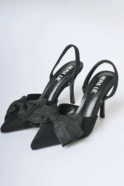 Décolleté slingback con fiocco