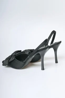 Décolleté slingback con fiocco