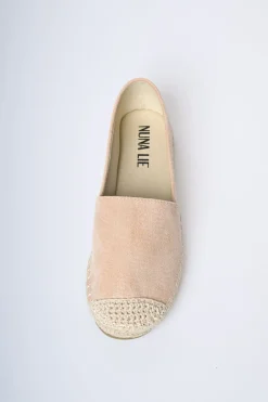 Espadrillas flat in velour