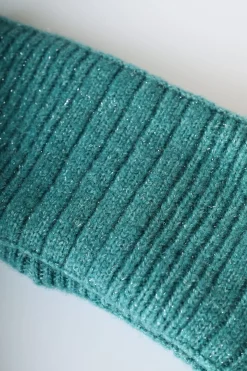 Fascia per capelli in maglia lurex