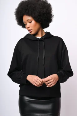 Felpa loose-fit con cappuccio