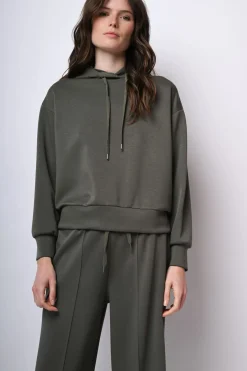 Felpa loose-fit con cappuccio