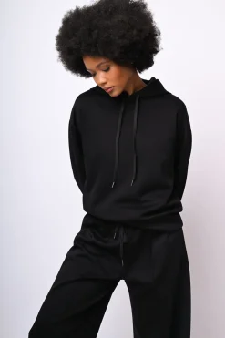 Felpa loose-fit con cappuccio