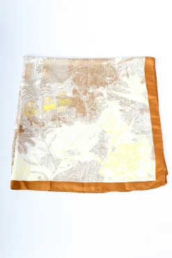 Foulard a stampa esotica