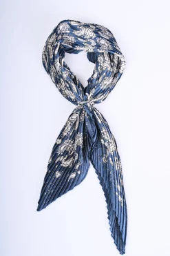 Foulard plissé a stampa paisley