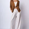 Giacca morbida in faux suede