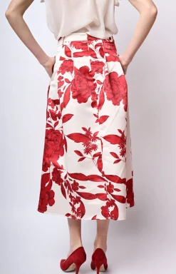 Gonna fantasia fiori